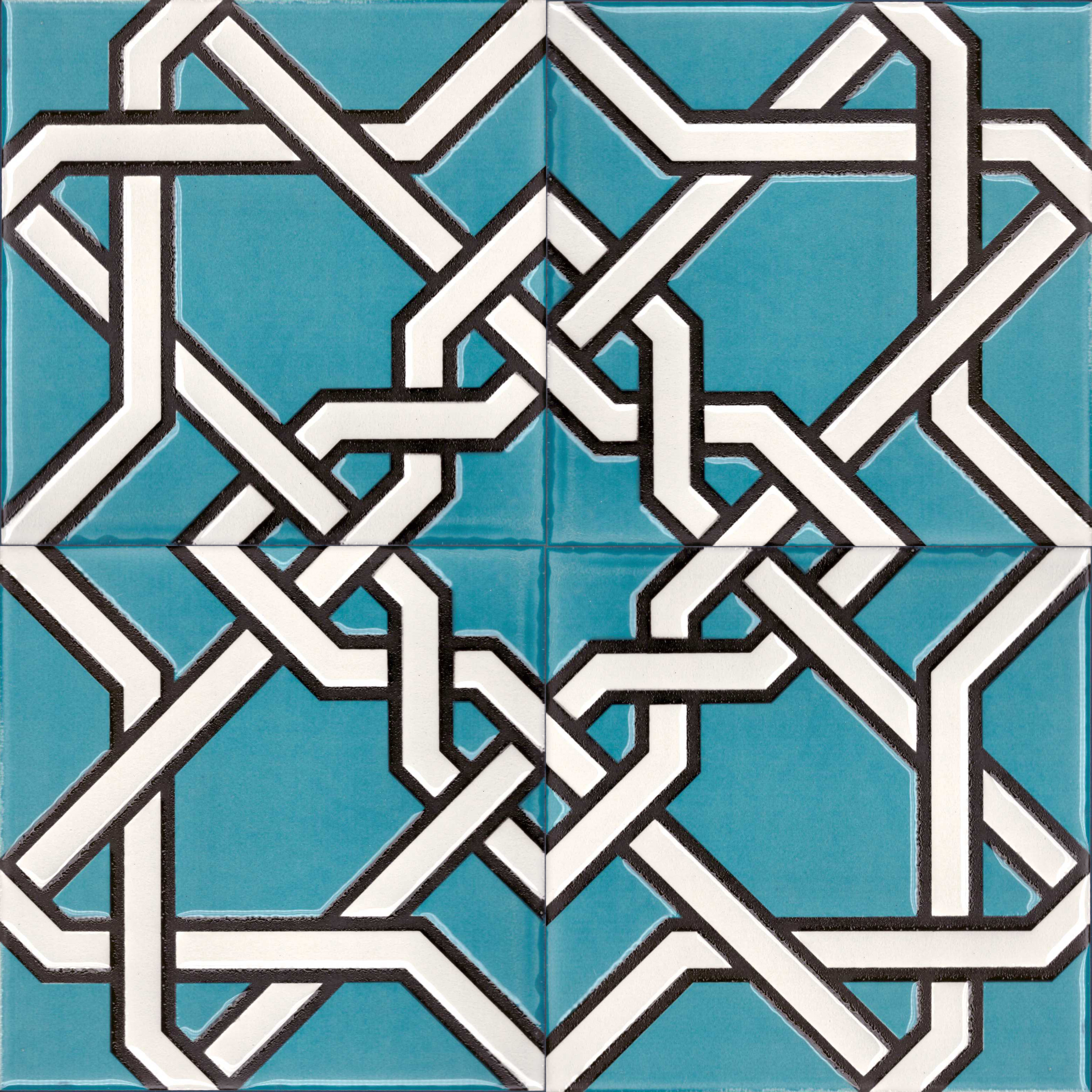 20x20 cm Çini Karo P-8